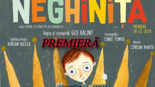 "Neghiniță", o nouă premieră marca "Arlechino", duminică