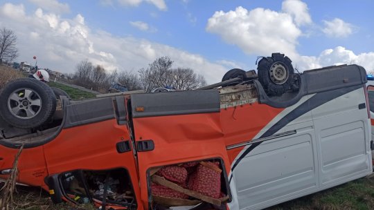 Accident rutier, la ieșirea din Făgăraș