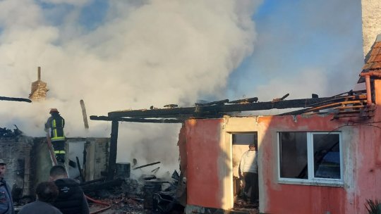 Incendiu la o casă din Șinca Veche