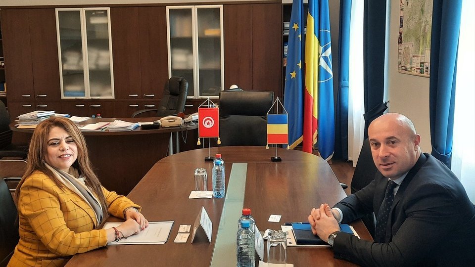 Ambasadoarea Tunisiei, Excelența Sa Raja Jhinaoui Ben Ali, la Brașov