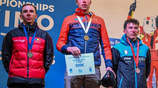 Sportivul zărneștean George Jinga, medalie de argint în cadrul Campionatelor Mondale de schi alpin