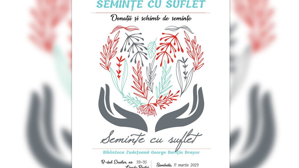 Piața "Semințe cu suflet", la Biblioteca Județeană, în acest weekend