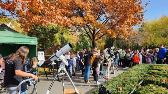 De luna aceasta, Planetariul Brașov va organiza observații periodice ale Soarelui, în Parcul Central