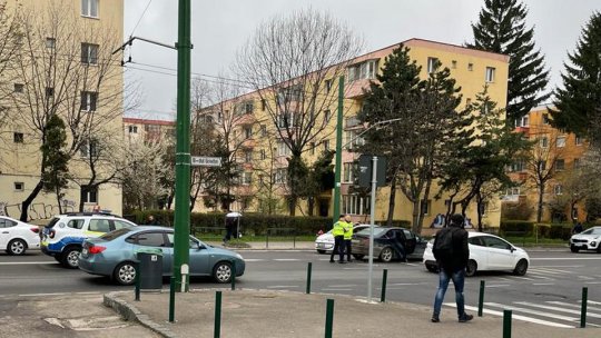Accident pe Bld. Griviței. Trafic îngreunat
