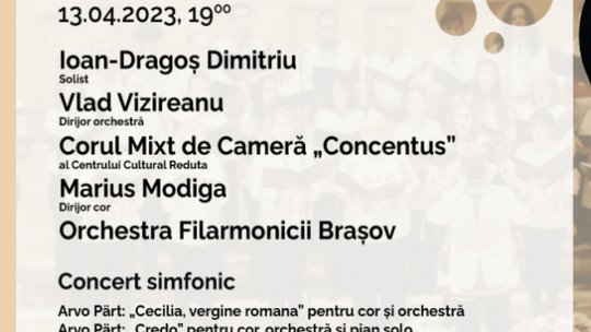 Concert eveniment, joi seara, la Filarmonică