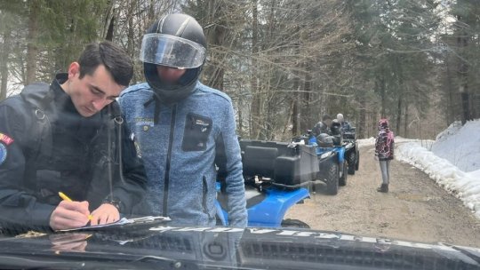 Amenzi pentru off-road cu ATV-ul în pădure