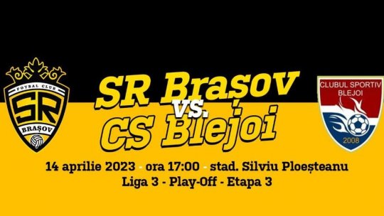 SR Brașov continuă lupta pentru accederea în barajul de promovare în Liga a doua