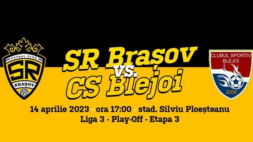 SR Brașov continuă lupta pentru accederea în barajul de promovare în Liga a doua