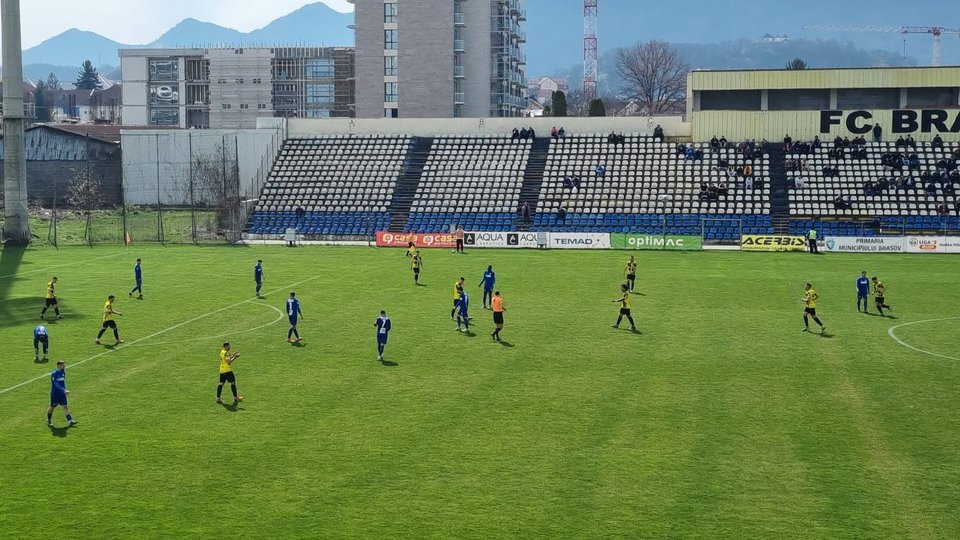 Victorie cu 9 " 0 pentru FC Brașov, în meciul cu Unirea Constanța