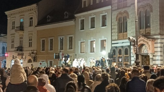 Hristos a înviat! Mii de credincioși brașoveni, la slujba de Înviere