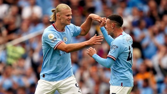 Atacantul norvegian Erling Haaland, golgheter al actualei ediţii a Ligii Campionilor la fotbal