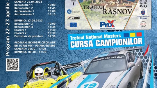 38 de piloți sunt așteptați la startul primei etape a Trofeului Național Masters de Viteză în Coastă