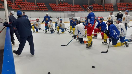 Echipa națională de hochei a României, în pregătire la Brașov