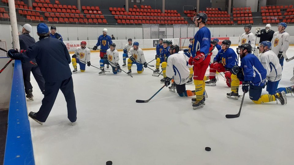 Echipa națională de hochei a României, în pregătire la Brașov