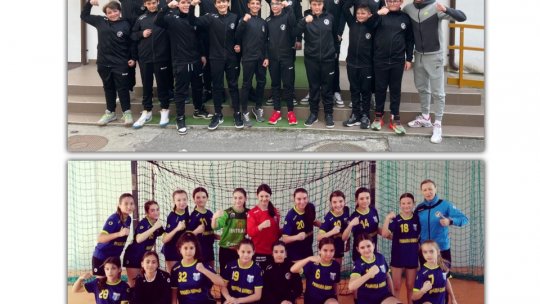 Juniorii IV de la Sporting Ghimbav, în etapa finală a campionatului național, la feminin și masculin