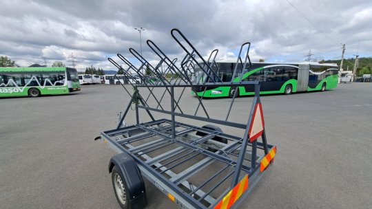 Revine transportul gratuit al bicicletelor cu RAT BV până și dinspre Poiana Brașov