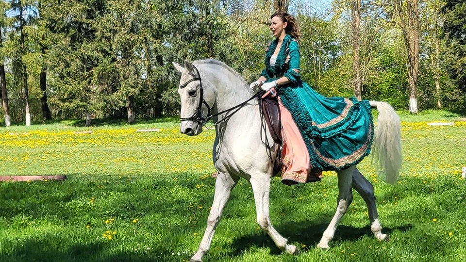 Primul spectacol din acest an la Herghelia de la Sâmbăta de Jos