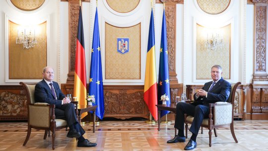 Cancelarul Germaniei, în vizită oficială la București