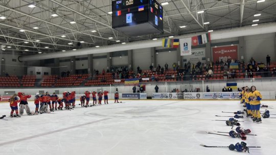 Naționala feminină de hochei, învinsă de Ucraina, ieri, pe Patinoarul Olimpic din Brașov