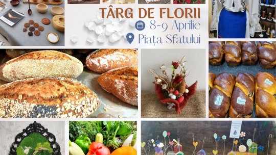Produse tradiționale, la Târgul de Florii din Piața Sfatului
