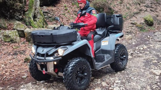 Un ATV nou-nouț, în valoare de 68.000 lei, și un nou salvamontist, pentru Salvamont Săcele