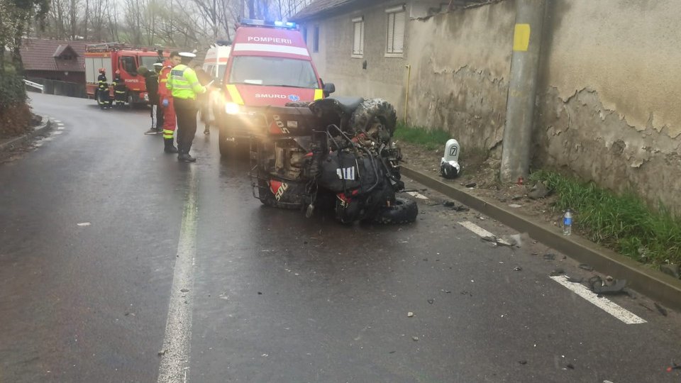 Tânără decedată după ce ATV-ul pe care se afla s-a răsturnat, la Drăguș
