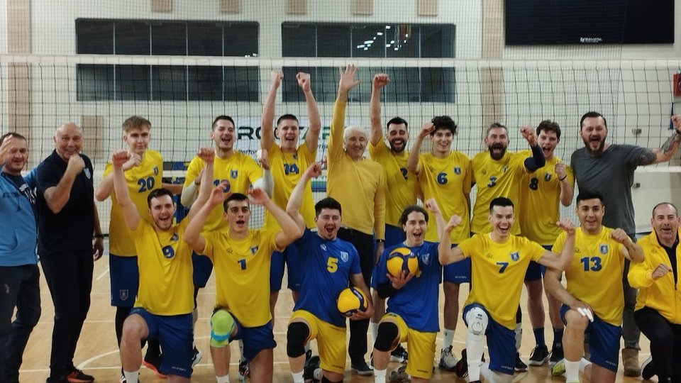 Corona Brașov a promovat în prima ligă de volei masculin