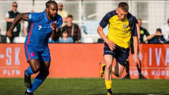 Echipa naţională de minifotbal a României, locul patru la turneul desfăşurat la Galanta, în Slovacia