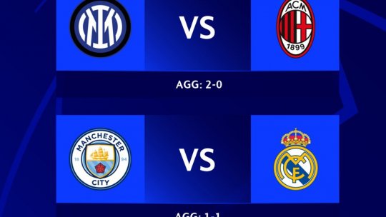 Finalistele Ligii Campionilor se stabilesc săptămâna aceasta