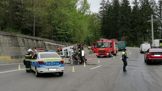 Accident rutier pe DN1, în zona Cotul Donului