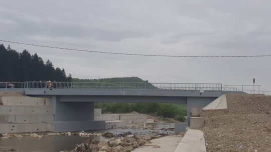 Podul de la Zizin, recepționat de autorități