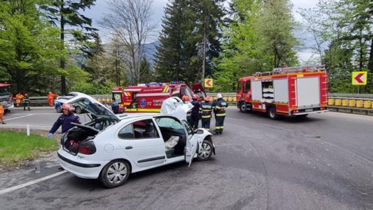Accident pe DN1, la Timișu de Sus