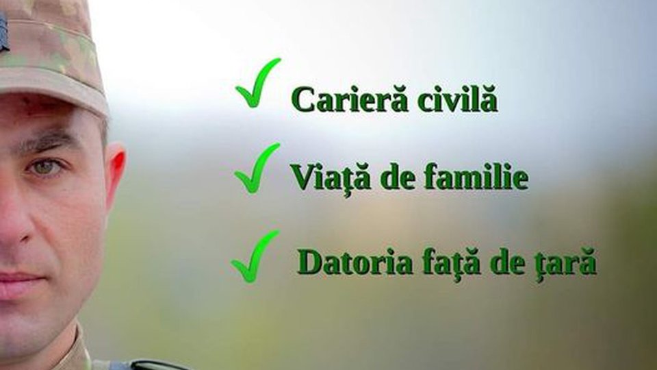 MApN lansează o nouă campanie anuală de recrutare a rezerviștilor voluntari