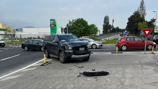 Accident pe Calea Făgărașului, vineri dimineață