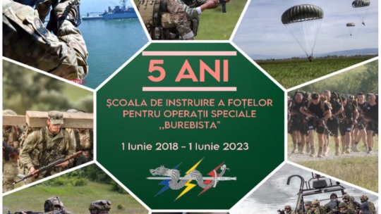 Aniversare la Școala de Instuire a Forțelor pentru Operații Speciale "BUREBISTA"