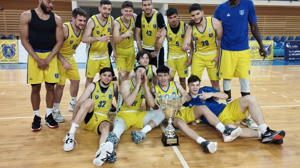 Final de sezon perfect pentru Corona Brașov care s-a calificat în Liga Națională de Baschet Masculin