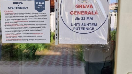 Greva din învățământ continuă