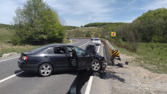 Accident de circulație pe DN1, în apropiere de Perșani