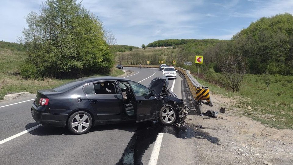 Accident de circulație pe DN1, în apropiere de Perșani