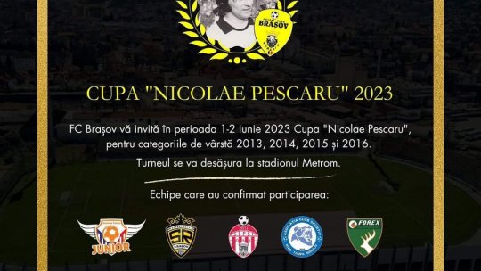 FC Brașov organizează Cupa "Nicolae Pescaru"