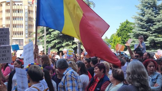 A doua zi de proteste ale profesorilor, la Brașov