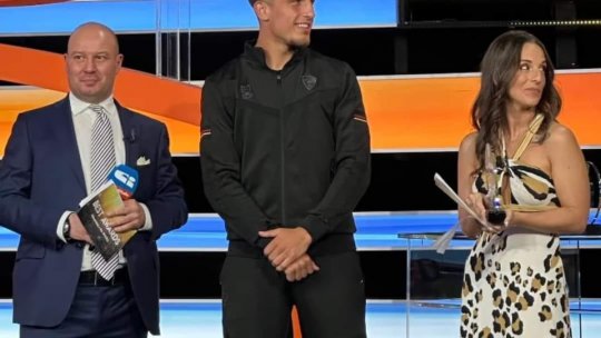Atacantul brașovean Rareș Burnete, premiat la Best Awards 2023