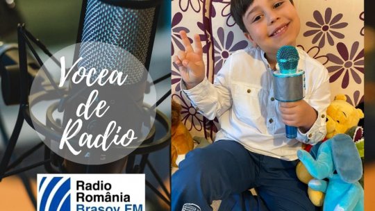 "VOCEA DE RADIO". Filip Duminciuc, la 6 ani, debutează la Radio România Brașov FM