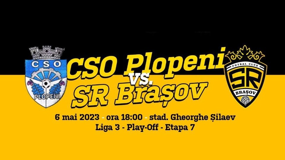 SR Brașov poate trece pe loc de baraj în Liga a treia de fotbal