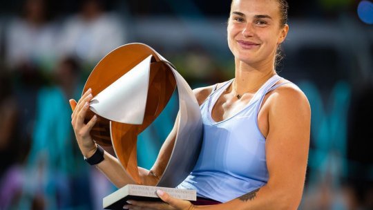 Arina Sabalenka a câştigat turneul de la Madrid