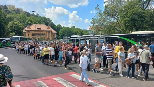 Trafic îngreunat spre Aeroportul Internațional Brașov