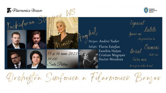 Călătorie simfonică de neuitat prin muzica ușoară românească, în încheierea stagiunii 145 a Filarmonicii Brașov