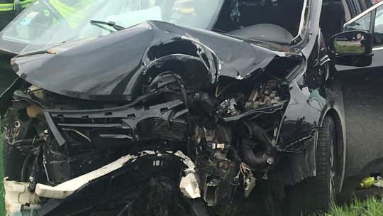 Accident pe DN1, la Perșani. Traficul este blocat