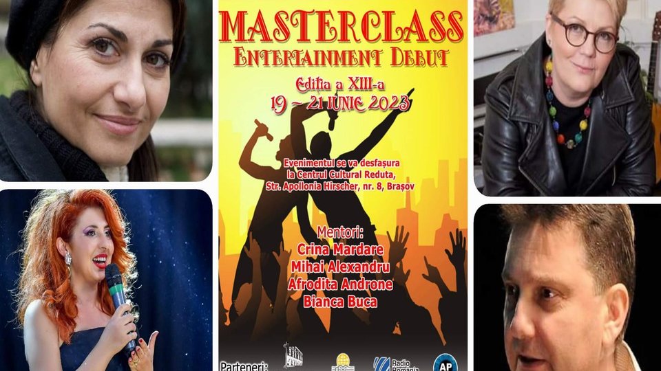 Brașovenii sunt invitați la trei zile de spectacole și ateliere, Masterclass Entertainment Debut