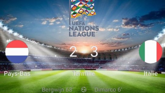 Naţionala de fotbal a Italiei a încheiat pe poziţia a treia Liga Naţiunilor